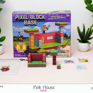 ឈុតផ្គុំហ្គេមPLXEL BLOCKBASE 4