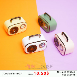 speaker Bluetooth រូបតុក្កតាឆ្មា