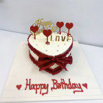 នំខេក ​រូបបេះដូងLove