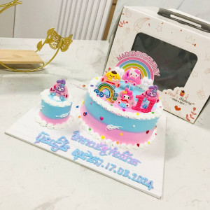 នំខេក រូបក្រុមHelloKitty