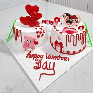 នំខេក រូប Happy Valentines Day