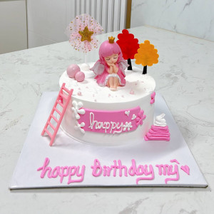 នំខេក រូបPrincess Happy