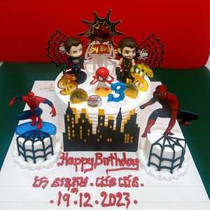 នំខេក ​រូបក្រុមSpider Men